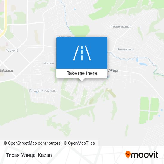 Тихая Улица map