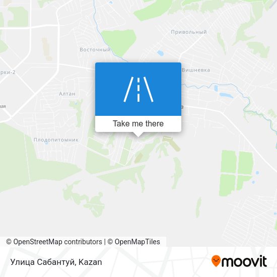 Улица Сабантуй map
