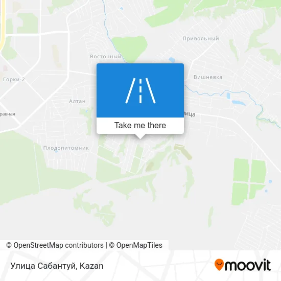 Улица Сабантуй map