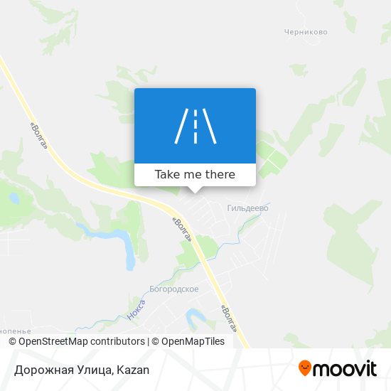 Дорожная Улица map