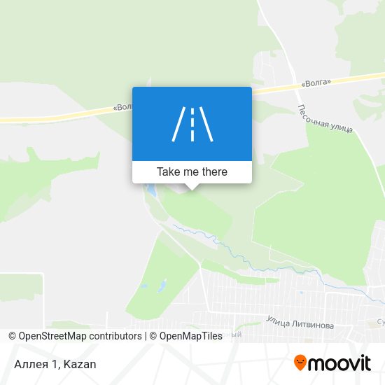 Аллея 1 map