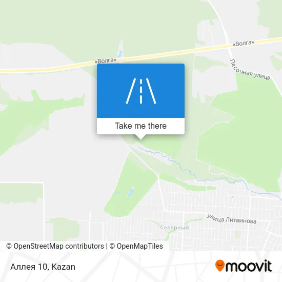 Аллея 10 map