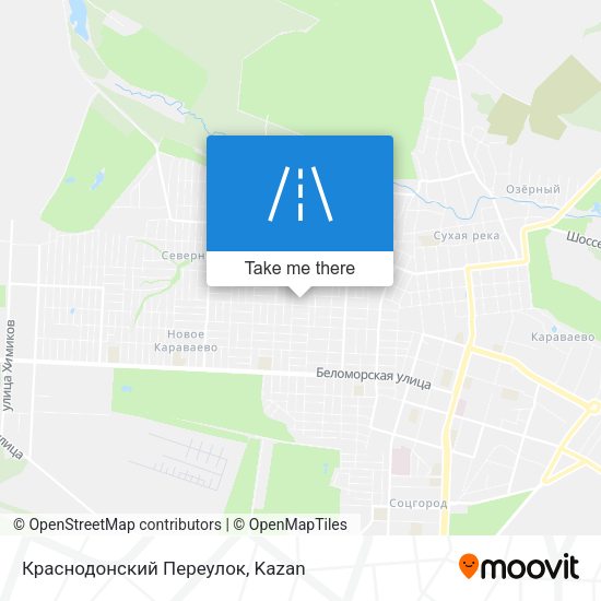 Краснодонский Переулок map