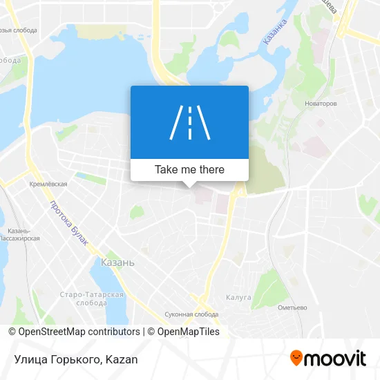 Улица Горького map