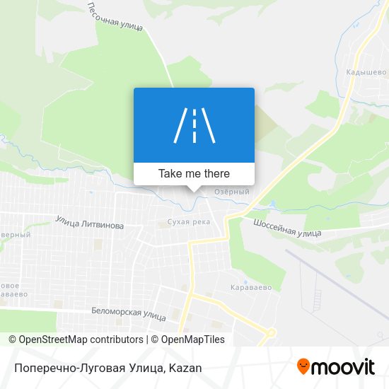 Поперечно-Луговая Улица map