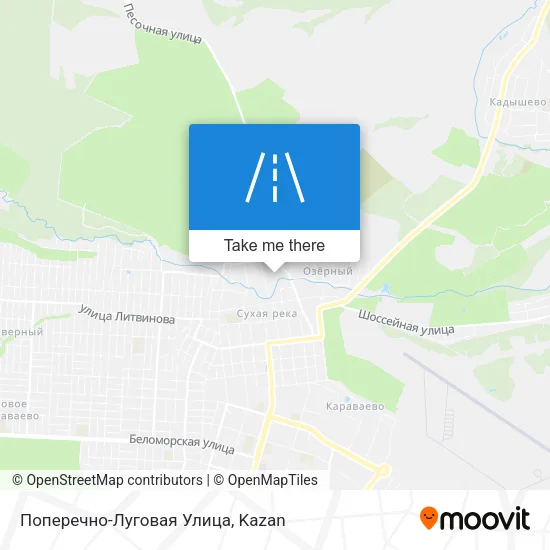 Поперечно-Луговая Улица map