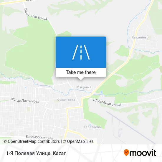 1-Я Полевая Улица map