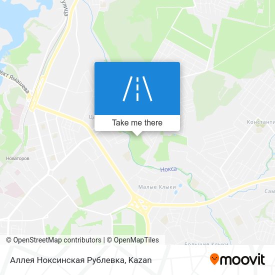 Аллея Ноксинская Рублевка map