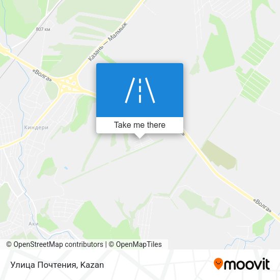 Улица Почтения map
