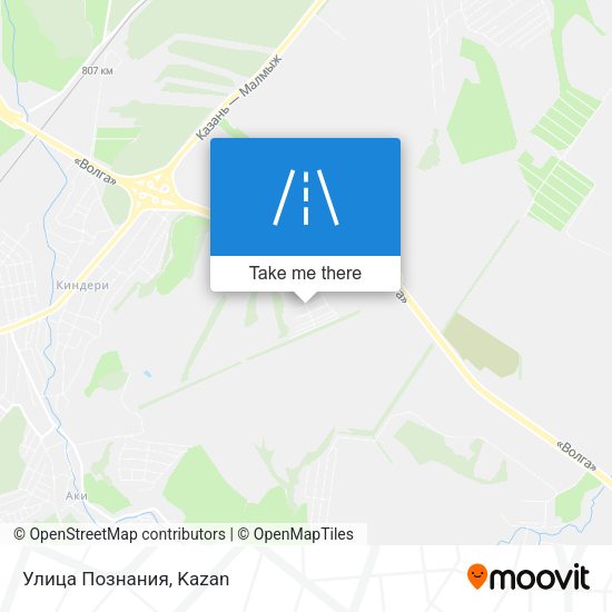 Улица Познания map