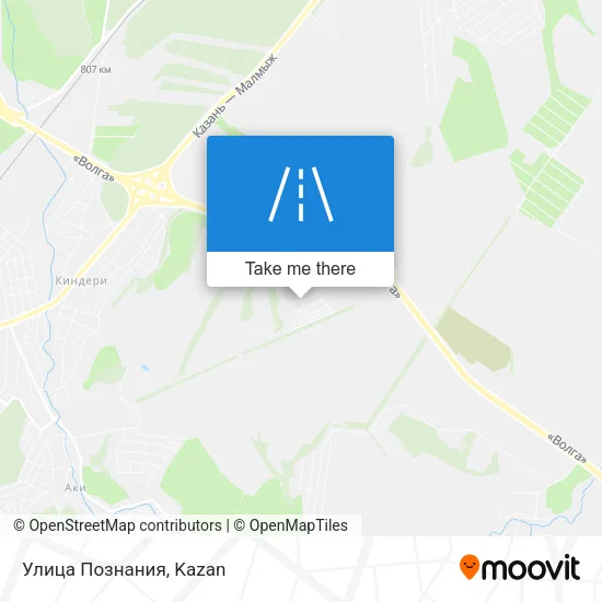 Улица Познания map