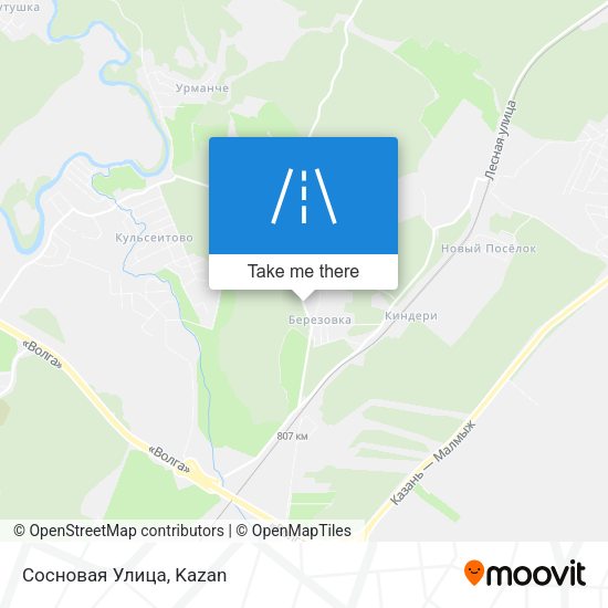 Сосновая Улица map