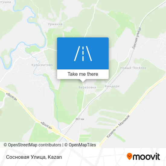 Сосновая Улица map