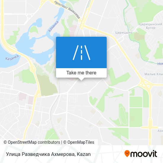 Улица Разведчика Ахмерова map