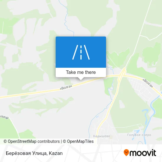 Берёзовая Улица map