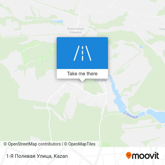 1-Я Полевая Улица map