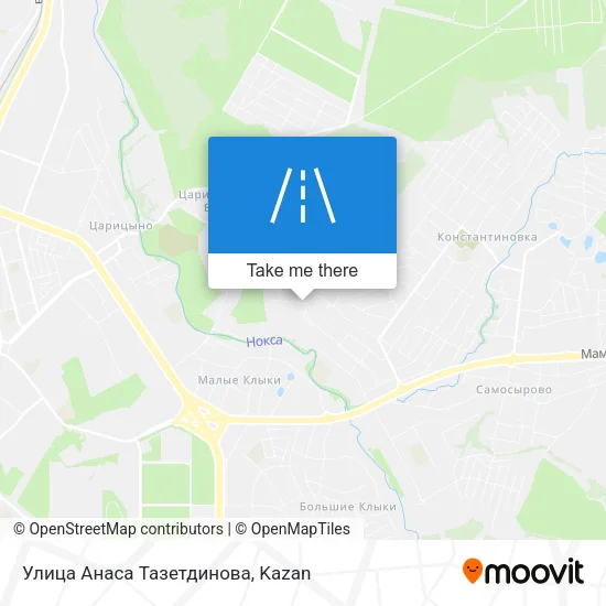 Улица Анаса Тазетдинова map
