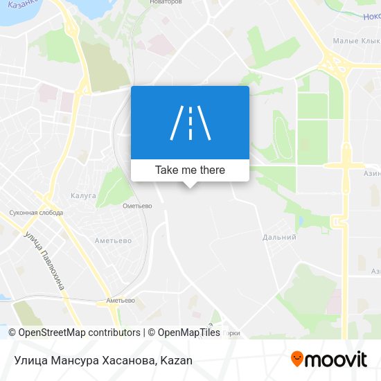 Улица Мансура Хасанова map