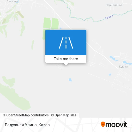 Радужная Улица map