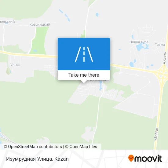 Изумрудная Улица map