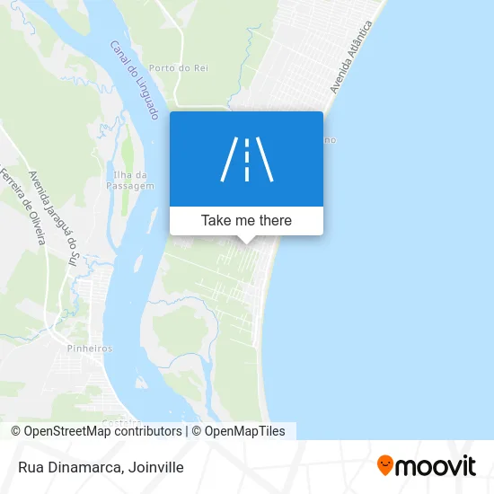 Rua Dinamarca map