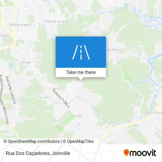 Rua Dos Caçadores map