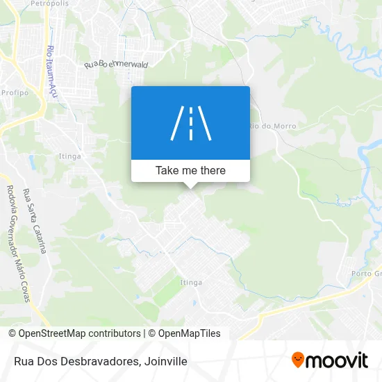 Rua Dos Desbravadores map