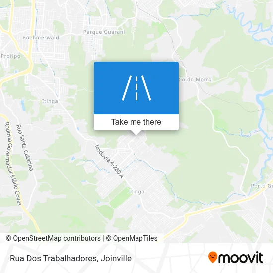 Rua Dos Trabalhadores map