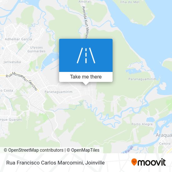 Rua Francisco Carlos Marcomini map