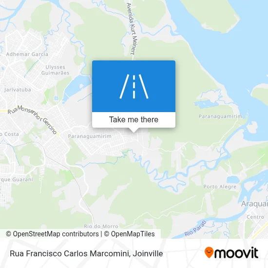 Rua Francisco Carlos Marcomini map
