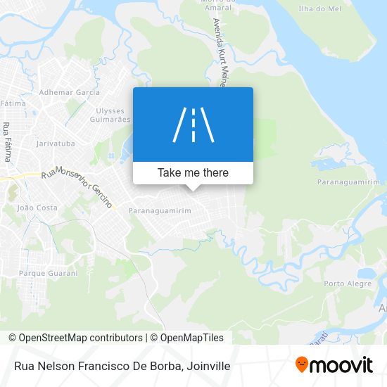 Rua Nelson Francisco De Borba map