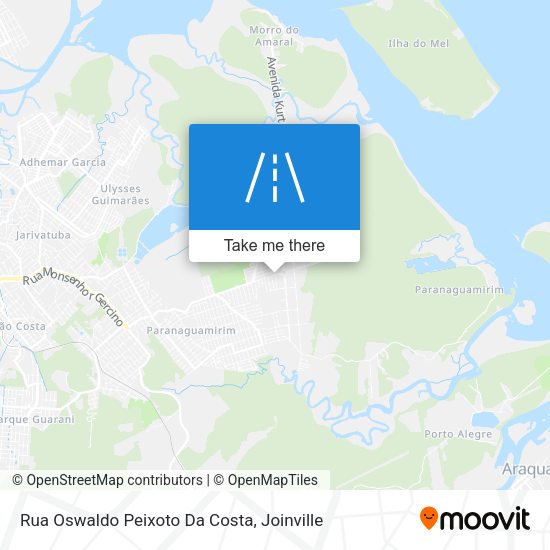 Rua Oswaldo Peixoto Da Costa map