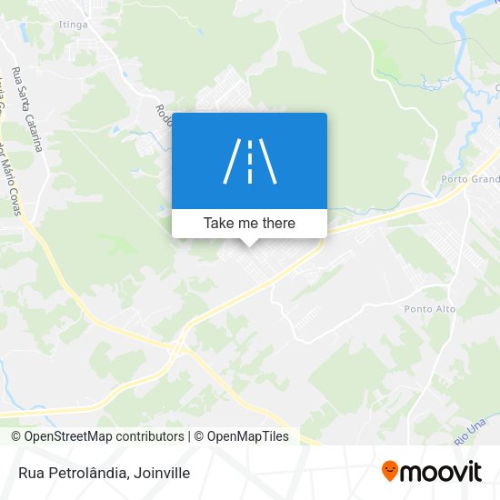 Rua Petrolândia map