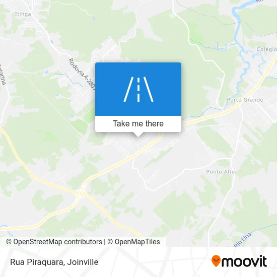 Rua Piraquara map