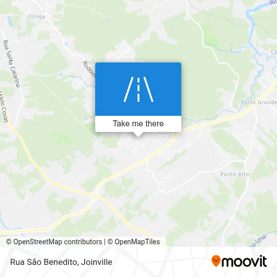 Rua São Benedito map