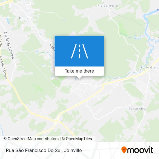 Rua São Francisco Do Sul map