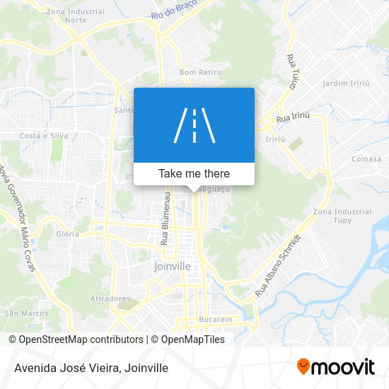 Avenida José Vieira map