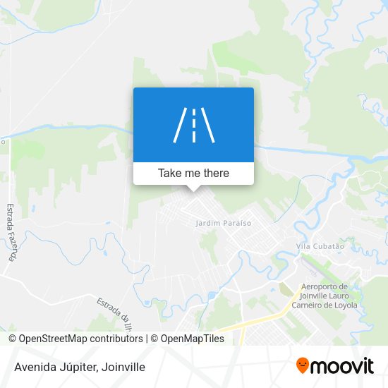 Avenida Júpiter map