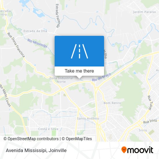 Avenida Mississípi map