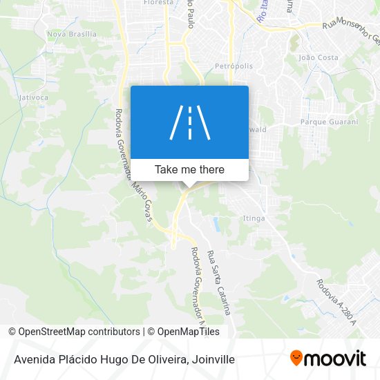 Avenida Plácido Hugo De Oliveira map