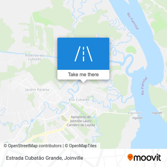 Estrada Cubatão Grande map