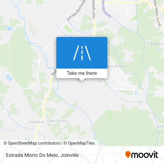 Estrada Morro Do Meio map