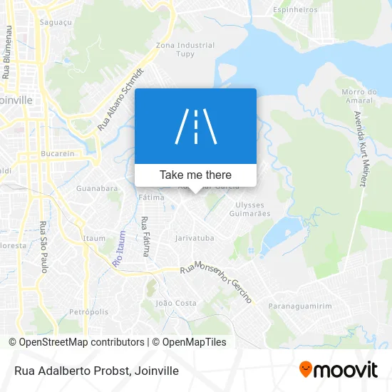 Rua Adalberto Probst map