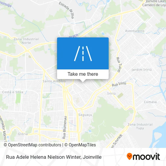 Rua Adele Helena Nielson Winter map