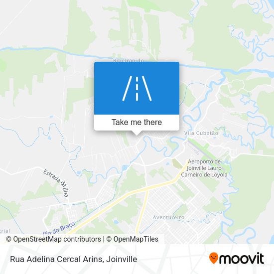 Rua Adelina Cercal Arins map