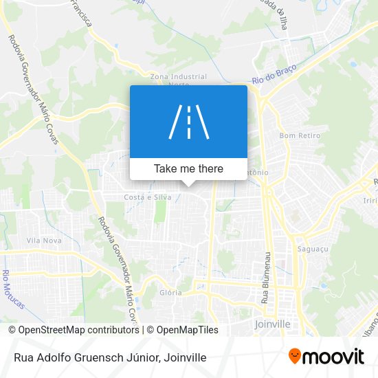 Rua Adolfo Gruensch Júnior map