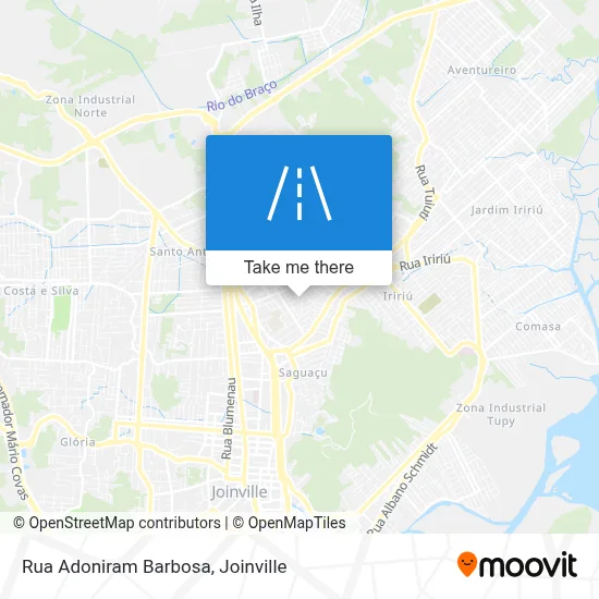 Rua Adoniram Barbosa map