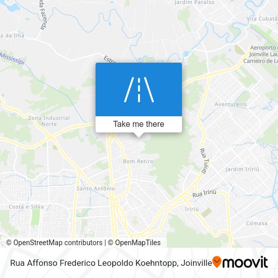 Rua Affonso Frederico Leopoldo Koehntopp map