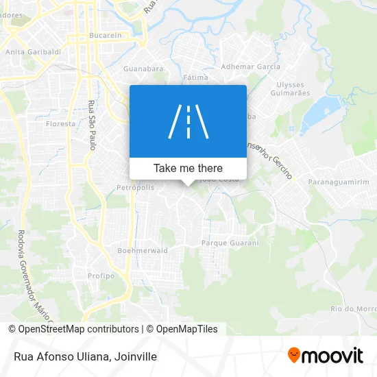 Rua Afonso Uliana map