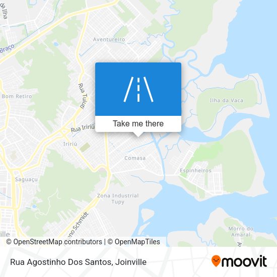 Rua Agostinho Dos Santos map